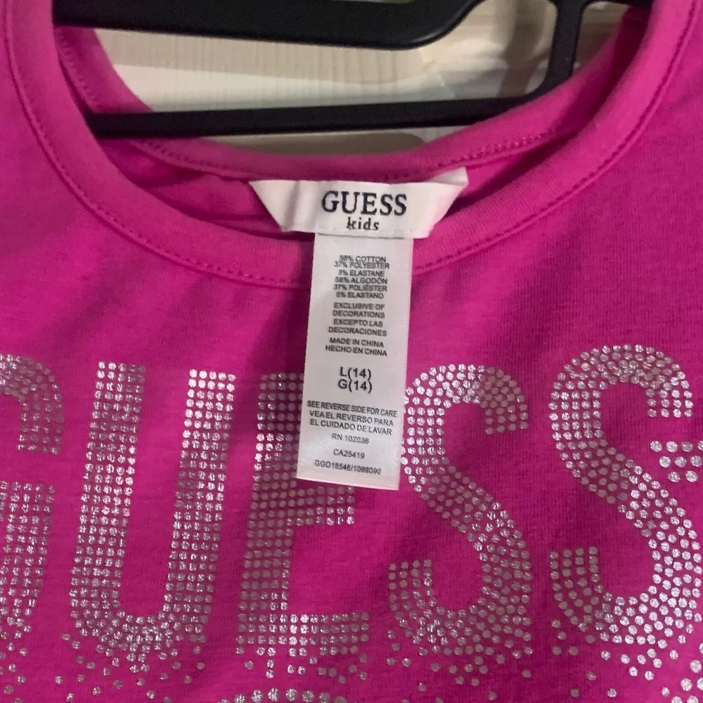 Guess Fuchsia Casual Kids Dress